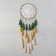 Panel wall -mounted macrame "Flower with colored brushes" 48x20 cm