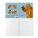 Notebook of 48 sheets in the Erichkrause cell "Happy Capy,", matte lamination, an offset block 100%, mix