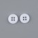 Button 4 punctures, d = 10 mm, the color is white, price per 1 piece