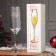 Champagne glass "scored to summarize", 200 ml, neckline