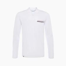 Polo with long sleeve President, size S, white color