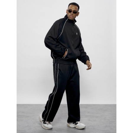 Sports suit men's, size 54, black color-24
