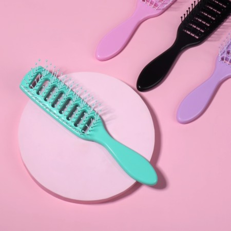 The comb is massage, ventilated, 4.5 × 20.5 cm, color mix-1