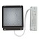 LED ceiling LED Uniel, 7 W, IP40, LED, 4000K, 788 LM, 40x110x110 mm, black color black