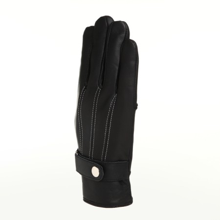 Male gloves, size XXXL, with insulation, black color-1
