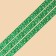 Decorative repression tape "New Year's toys", green, 2 cm × 5 m