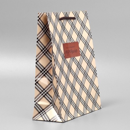 Gift package laminated, packaging, “real man”, ml, 25 x 21 x 8 cm-5