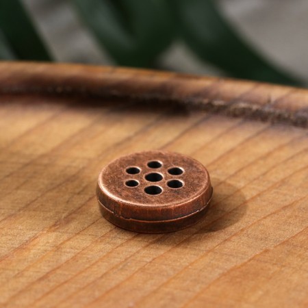 Incense stand, 1.6 x 0.5 cm, copper