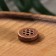 Incense stand, 1.6 x 0.5 cm, copper