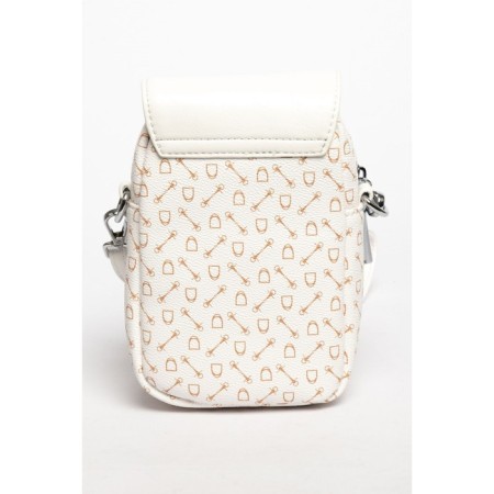 Cross-Body Bag, eco-leather, Ludor white, 12x5x19 cm-2