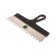 Spatula SIBRTTS 85501, tooth 10x10 mm, stainless steel, plastic handle, 300 mm