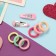 Caramel hair set (10 elastic bands 1.5 cm, 2 invisibility 3 cm) classic, pink