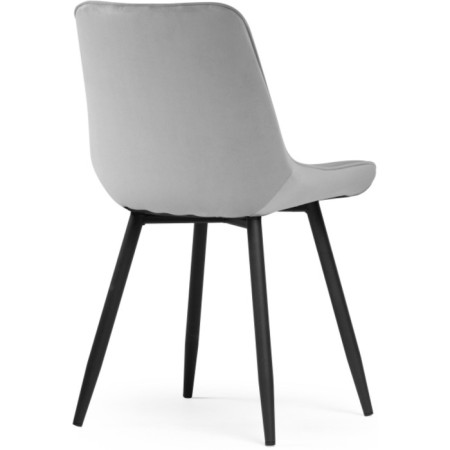 Sedal Seda Metal/velor, black/light gray 50x56x82 cm-3