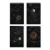 A5 sketchbook, 30 black sheets on the crest, "cosmos", solid substrate, density 110 gr., Mix