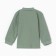 Children's blouse with long sleeve, green color, height 56 ​​cm