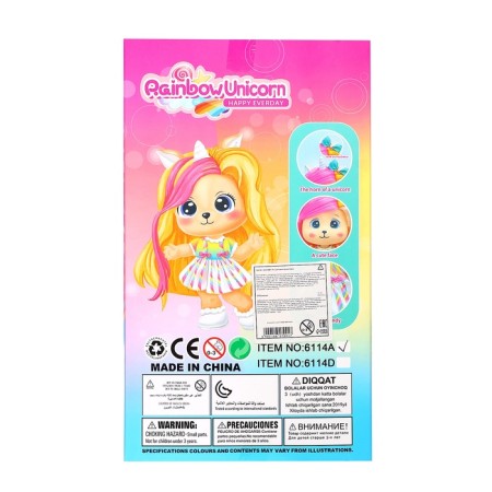 Doll "Rainbow Unicorn", mix-7