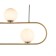 Suspension "Calle", size 90x90 cm, 3x7W, E14, LED, 4000K