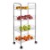 Corridgery stand, rectangular, 4 tiers, chromium color, mg004