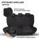 Car covers universal TT, polyester, 9 items, front row, rear row, Airbag, black