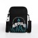 Youth bag on a long AGONY belt, 20 x 15 x 3 cm, lightning department, black color