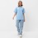Women's T-shirt Minaku Oversize Fit: Blue color, river 48