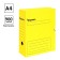 Archive box with A4 Calligrata valve, 100 mm, microgofrotcard, up to 900 sheets, yellow