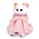 Soft toy "Lee in a pink dress with lurex", 24 cm