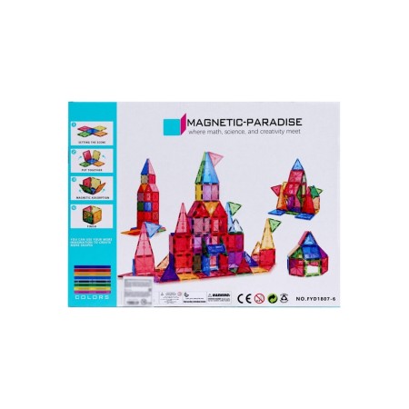 Magnetic designer "Geometric figures", 82 details-7