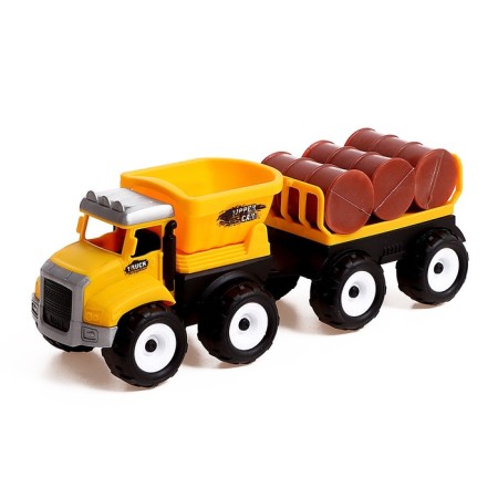 The inertial “Builder” machine, with a trailer-4