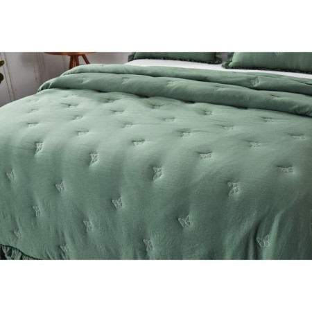 A set with a veil of "Rebeca", size 160x220 cm, 50x70 cm, color malachite-6