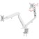 UNITEKI FMGT82W bracket for two monitors to the table, gas elevator, diagonal 17-27 inches
