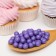 Confectionery sprinkling balls 8 mm, purple pearl, 50 g
