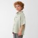 Board for the boy KAFTAN LINEN, p. 34 (122-128), green