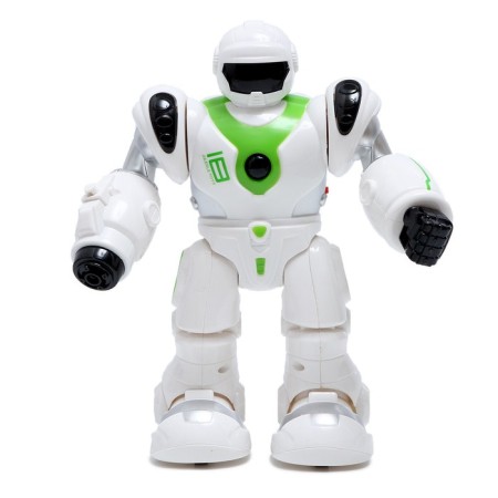 Gravitone robot, light, sound, shoots, batteries, Russian voice acting, green-2