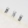 Close for curtains, 32 × 11 mm, 20 pcs, silver color