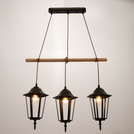 Lamp Bayerlux 1680/3bk E27 40W Black 50x15x30-130 cm-1