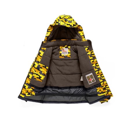 Valianly ski costume for a yellow girl, height 116-5