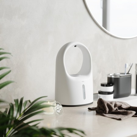 Liquid soap dispenser automatic umbra rain, 414 ml, white color-11