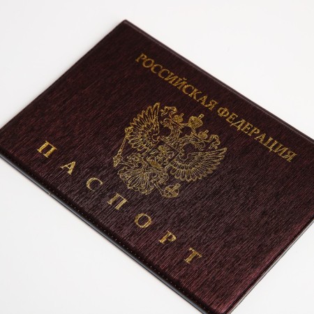 Passport cover, brown color-2