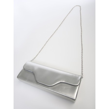 Female bag on a magnet, silver color-4