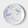 Porcelain plate "Winter Forest", D = 24 cm