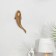 Wall decor, "fish" 16 x 5 cm, gold, left