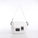 Youth bag with lightning, 1 outer pocket, white color