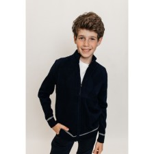 Jumper for boys, height 110-116 cm, dark blue color