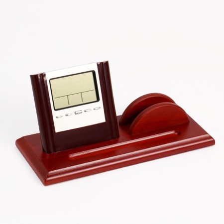 Table set 2V1 (D-004 clock, business card holder)