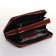 Women's wallet on lightning, burgundy color