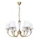 Gracie 48 cm chandelier, D 72 cm, 6x40W E14
