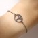 Bracelet-reinforcement "runes" protection, color silver, 17cm