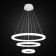 Suspended lamp Citilux "Electron" CL710A104S, 65x65x40 cm, 1x104W, LED, white color