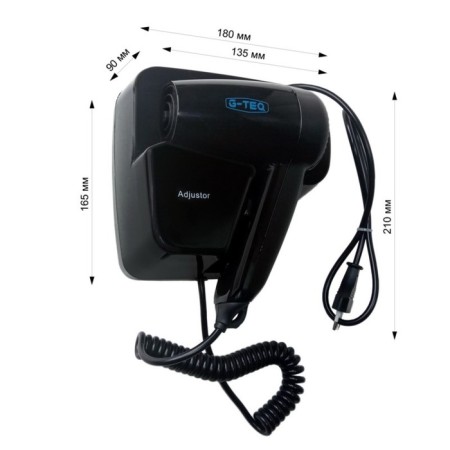 Nast-wall hal-teq 8737 b, 1200 watts, black-1